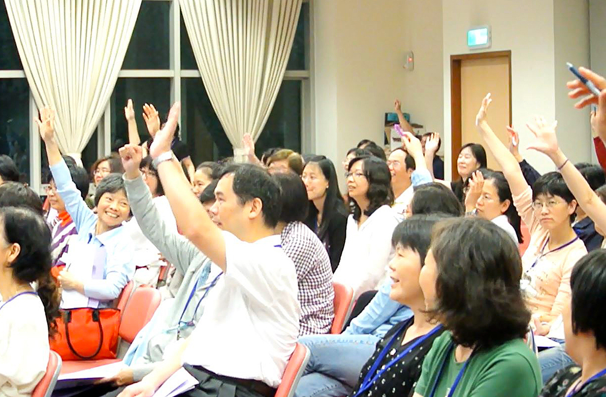四會所提供場地進行志工訓練