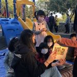 龜山關懷據點得少進行學期中公服